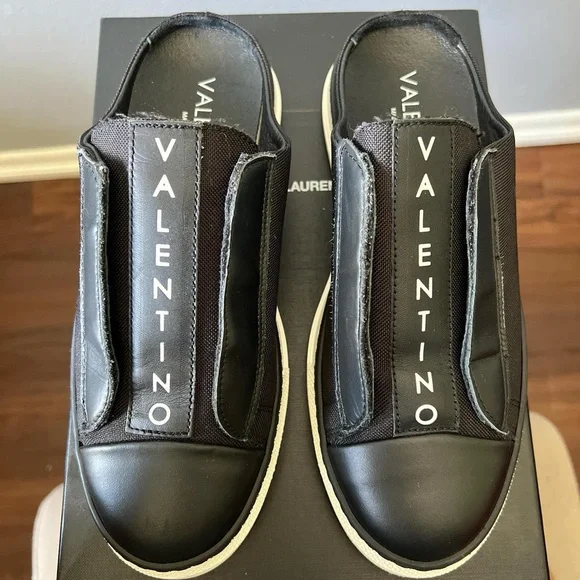 Valentino Black Slip-On Women’s Shoes - Picture 6 of 8